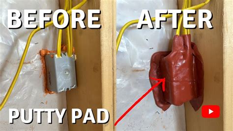 what size putty pads are required for elctrical junctions boxes|electrical box insert sizes.